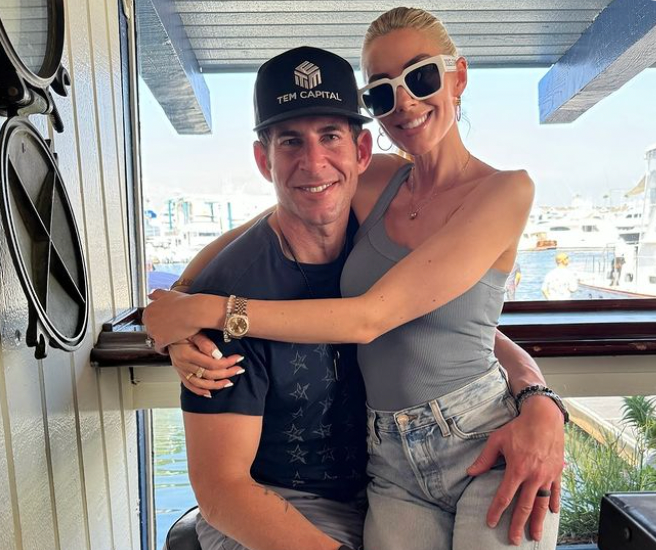 Heather Rae and Tarek El Moussa Speak Out on Christina Hall, Josh Hall Divorce...at the Airport