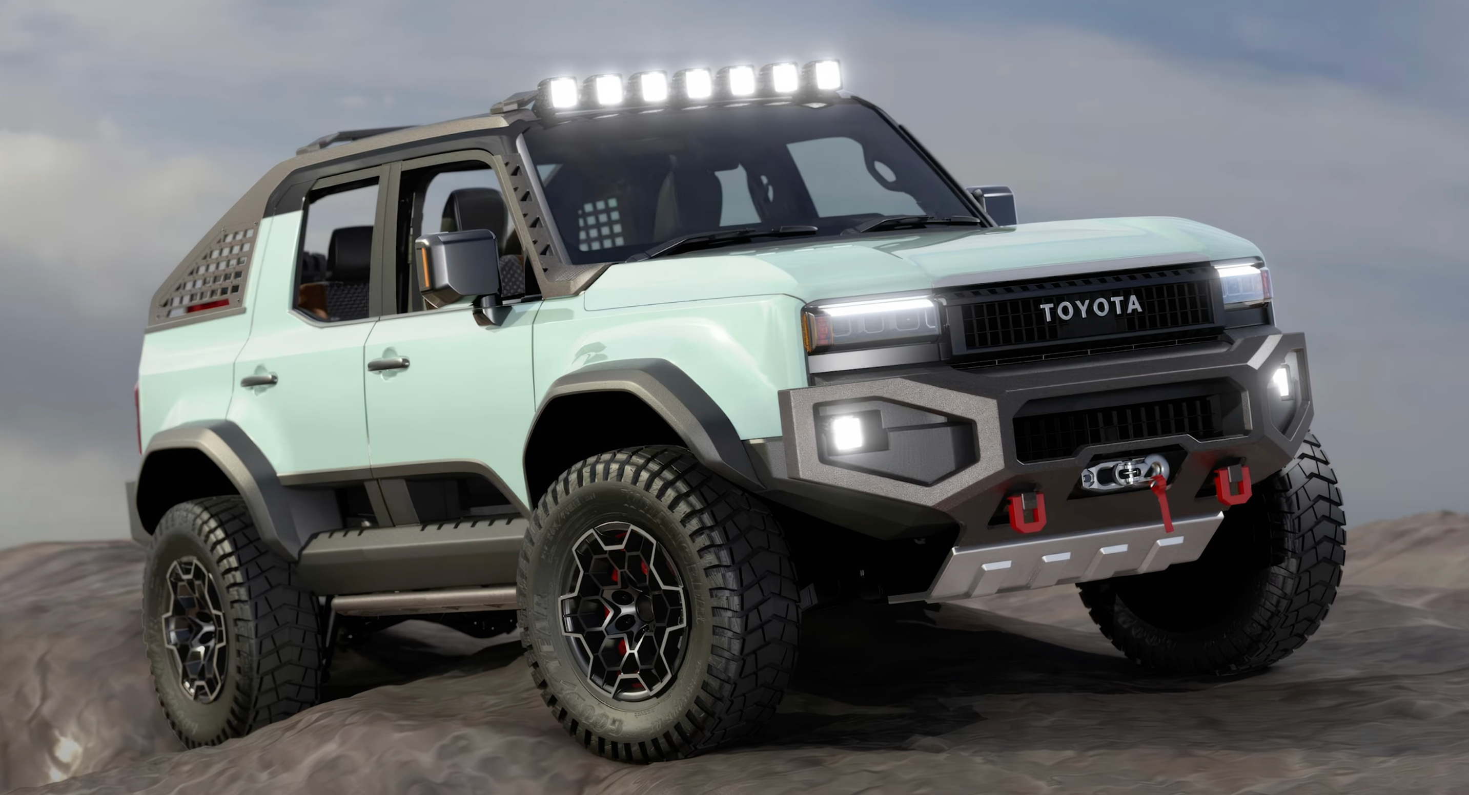 Toyota Whipping Up an Open-Air, Retro-Inspired Land Cruiser One-Off