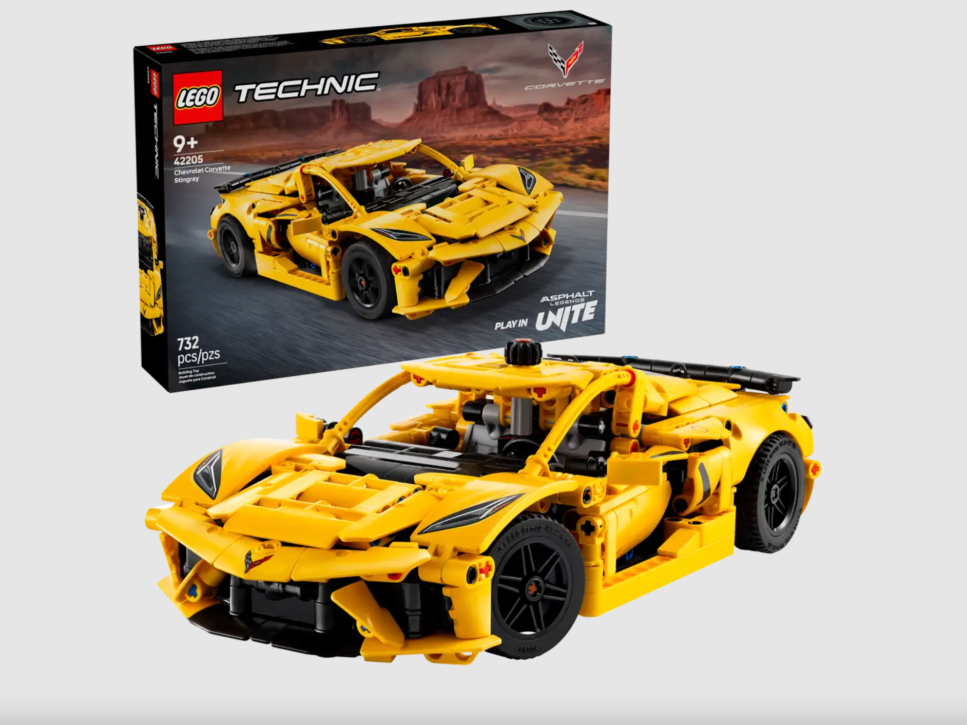 Lego's New Take on the C8 Chevy Corvette Isn't Exactly a Dead Ringer