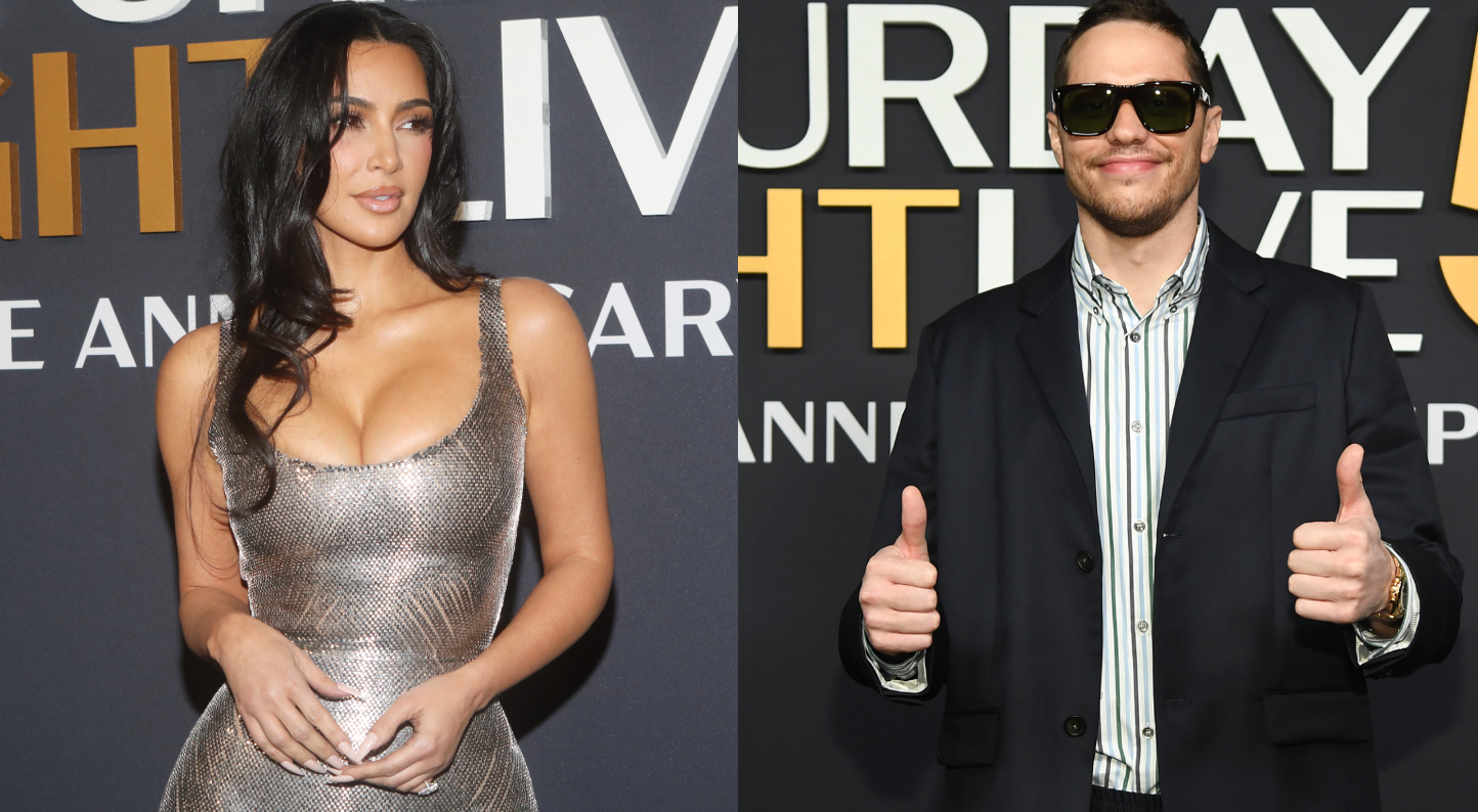 Pete Davidson and Kim Kardashian Awkwardly Walked by Each Other and Didn't Say 