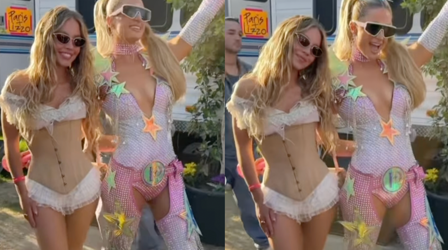 Sydney Sweeney Hits Stagecoach in Micro-Mini Dress and Open Corset