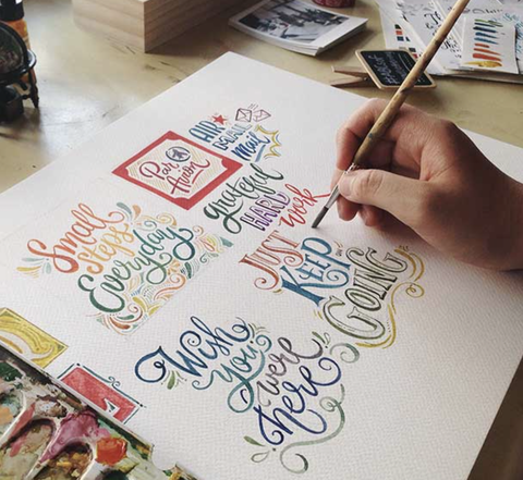 hand lettering guide
