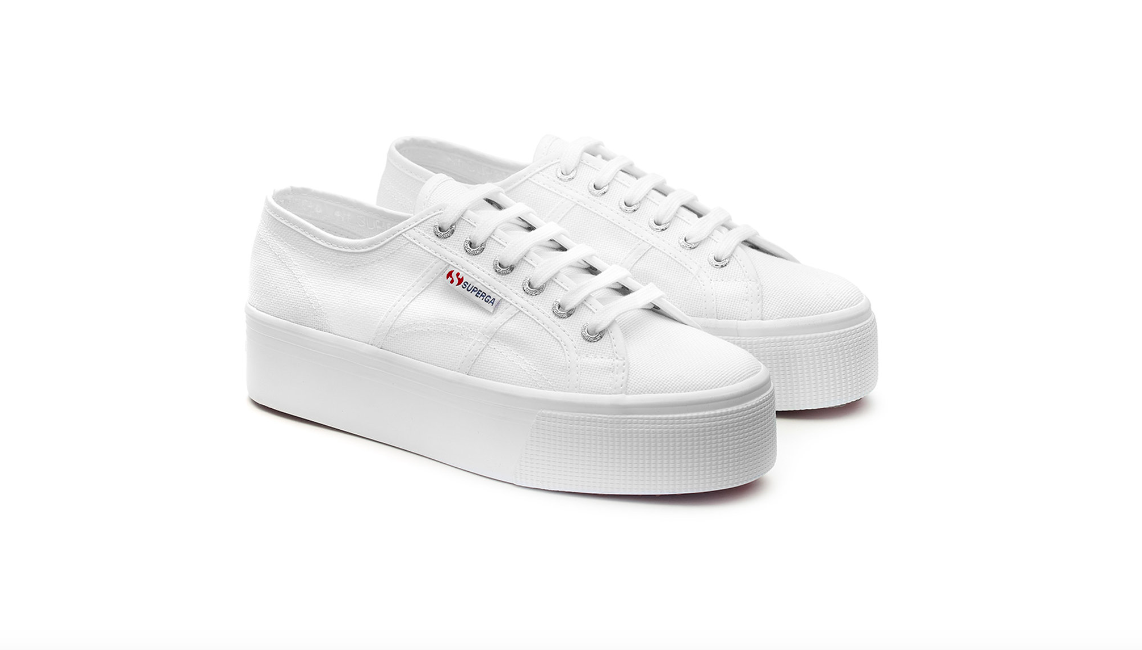 white dress trainers