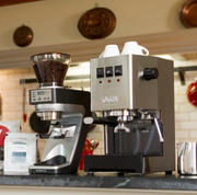 gaggia espresso machine and coffee grinder