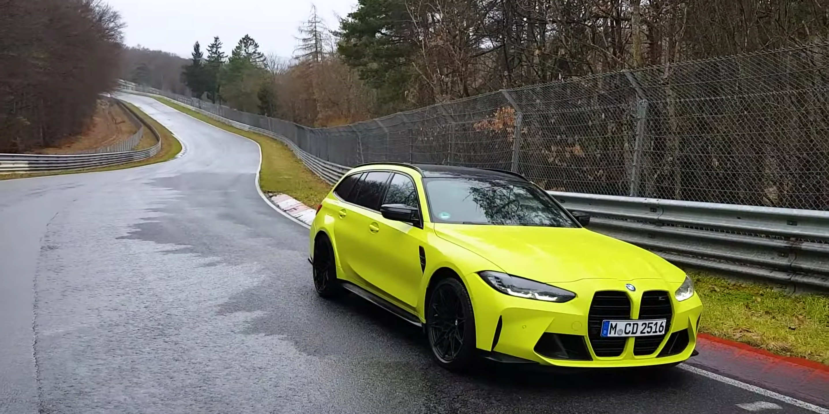 Watch a BMW M3 Touring Fly Around the Nürburgring