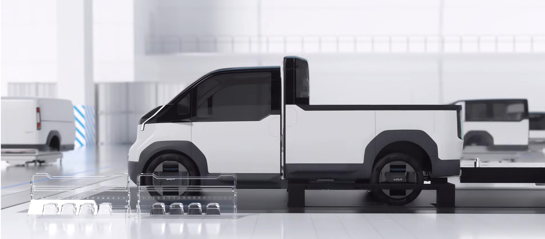 This Modular Kia Van Platform Could Become a $35,000 EV Pickup