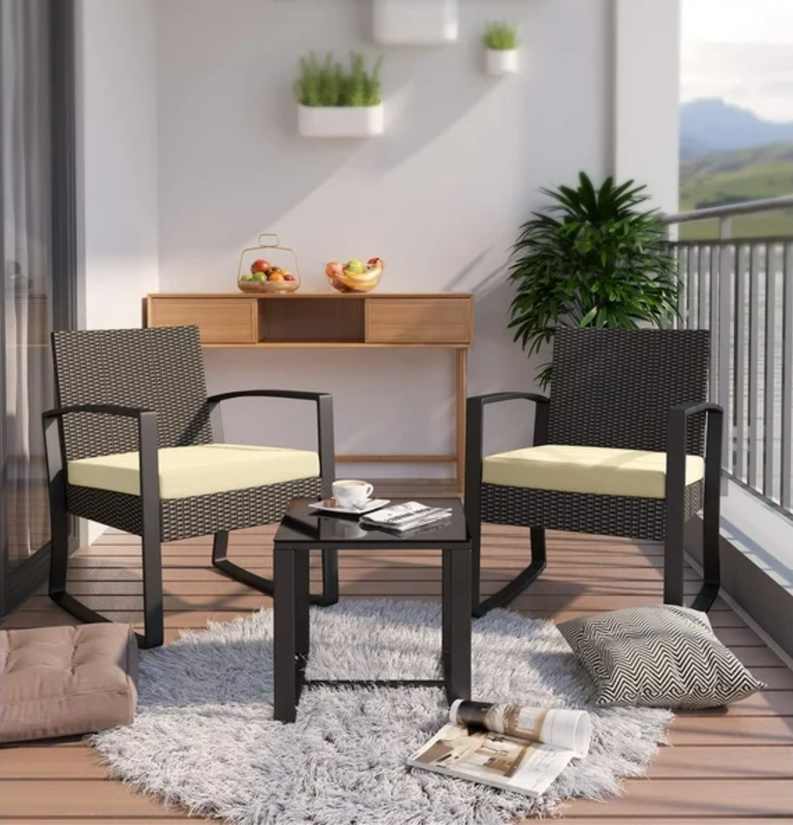 We Can't Believe This Three-Piece Walmart Patio Set is Under $100