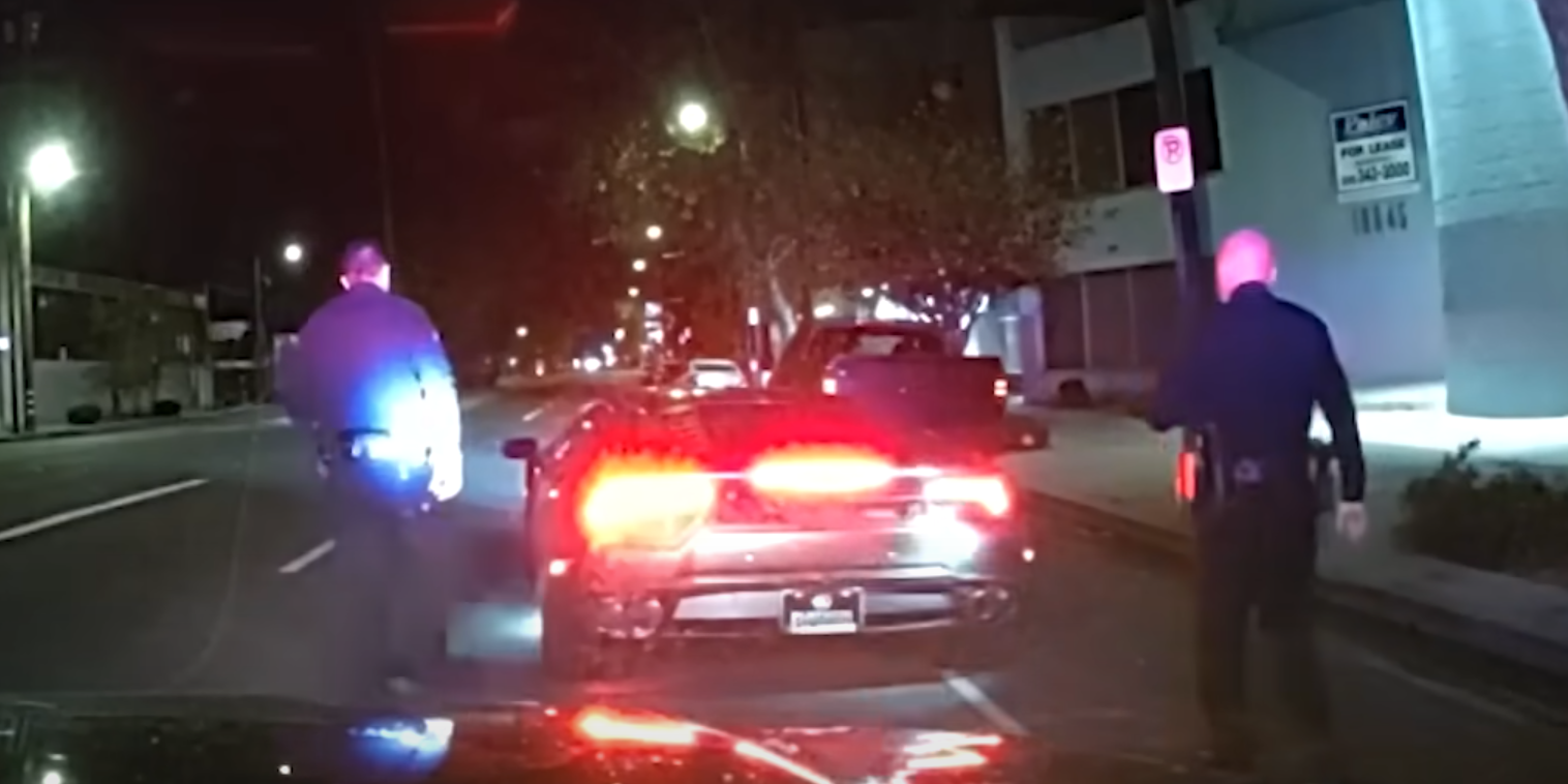 Lamborghini Huracan Driver Dies Fleeing Cops in LA