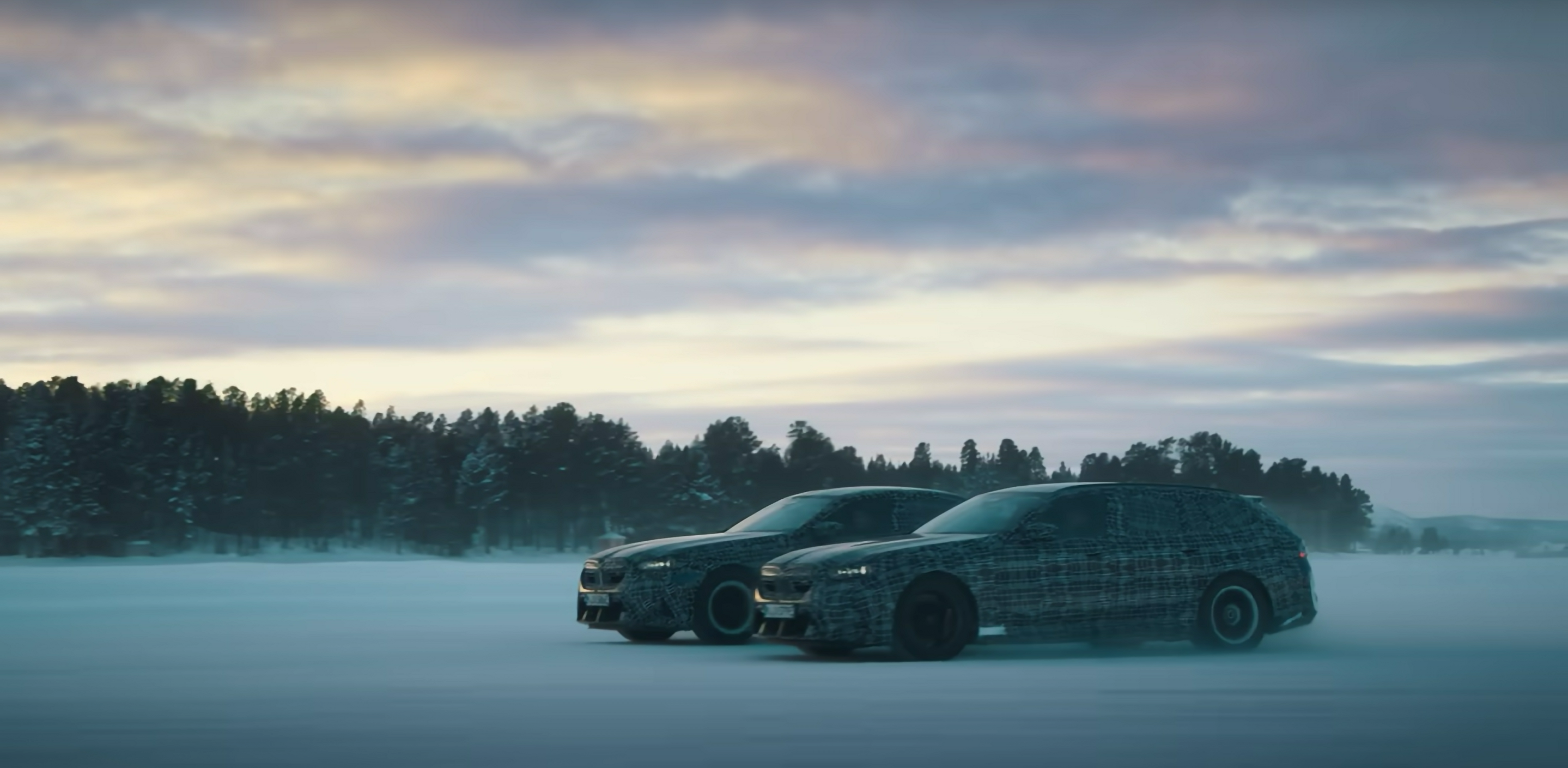 New BMW M5 Sedan and Wagon Go Snow Drifting in Teaser