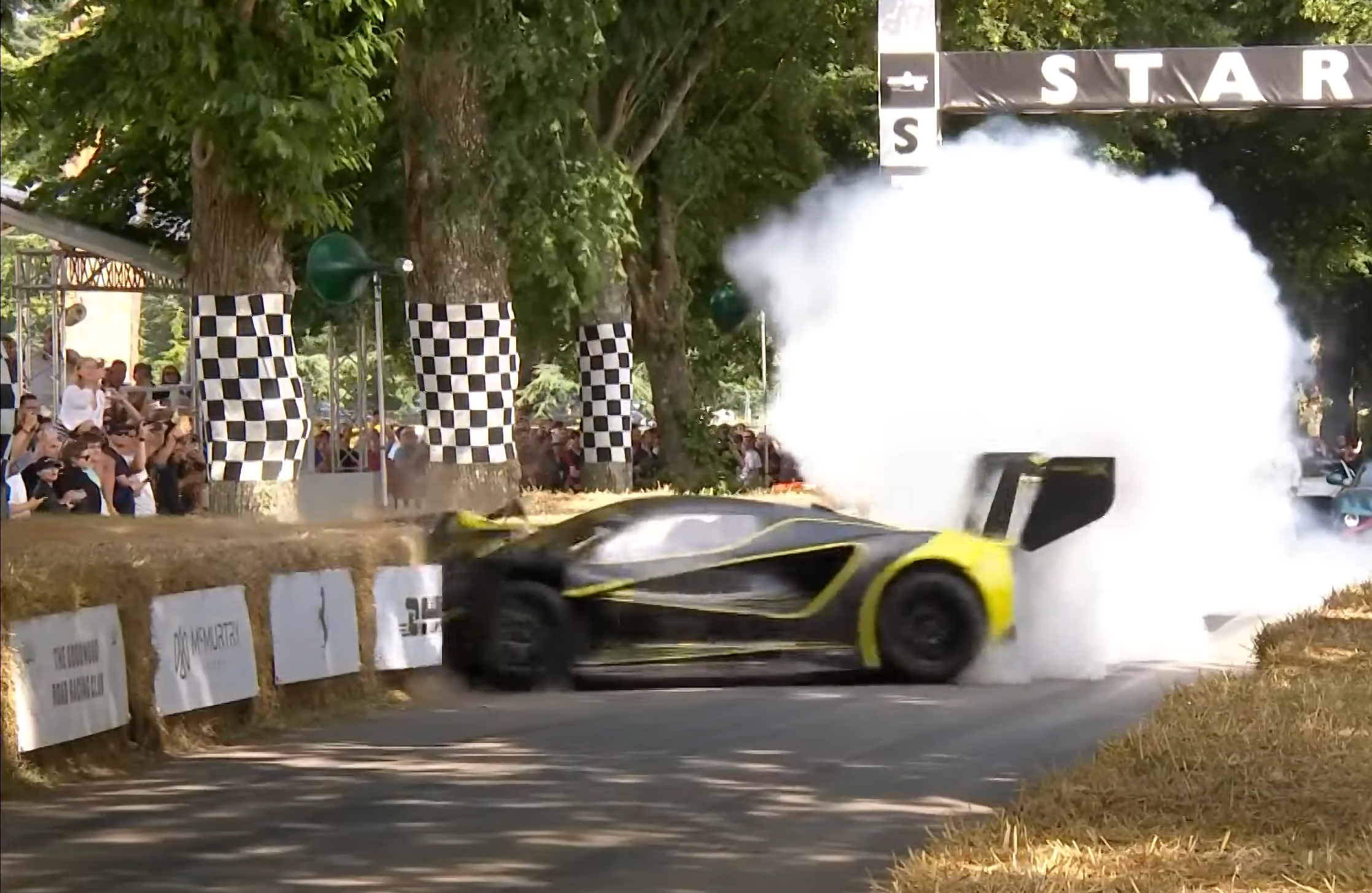 Nürburgring-Spec Lotus Evija X Crashes at Goodwood Start Line