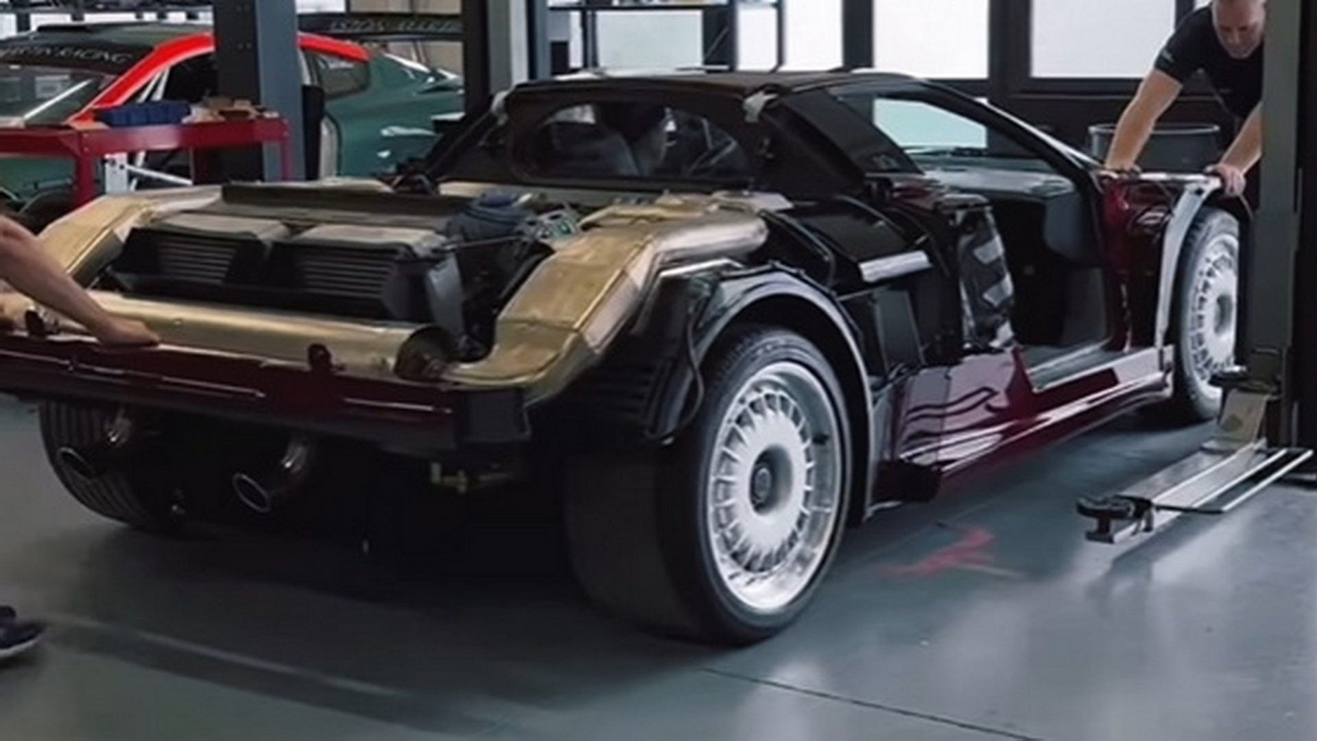 Behold the Raw Beauty of a Naked Bugatti EB110