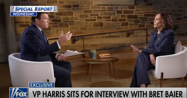 Let's Compare Harris's Fox Interview to Trump's Univision Town Hall