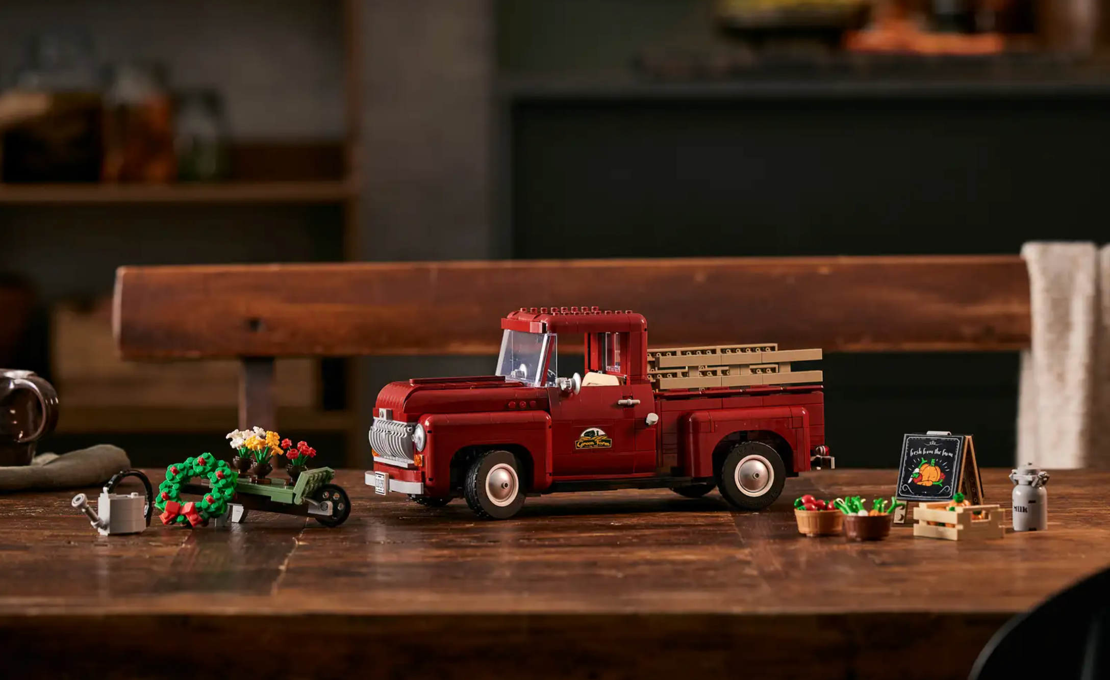 LEGO's Vintage Farm Truck Is Topping Our Christmas List