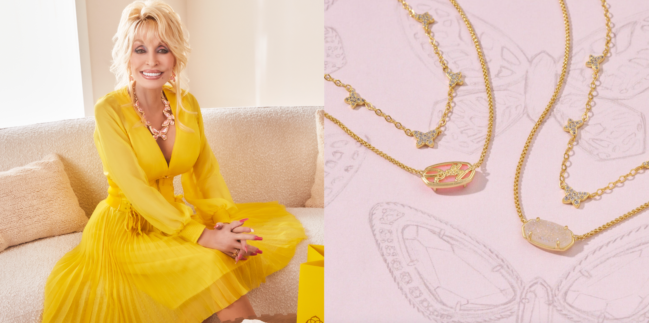 Dolly Parton's New Collab with Texas Jewelry Brand Kendra Scott Sets Our Hearts Aflutter