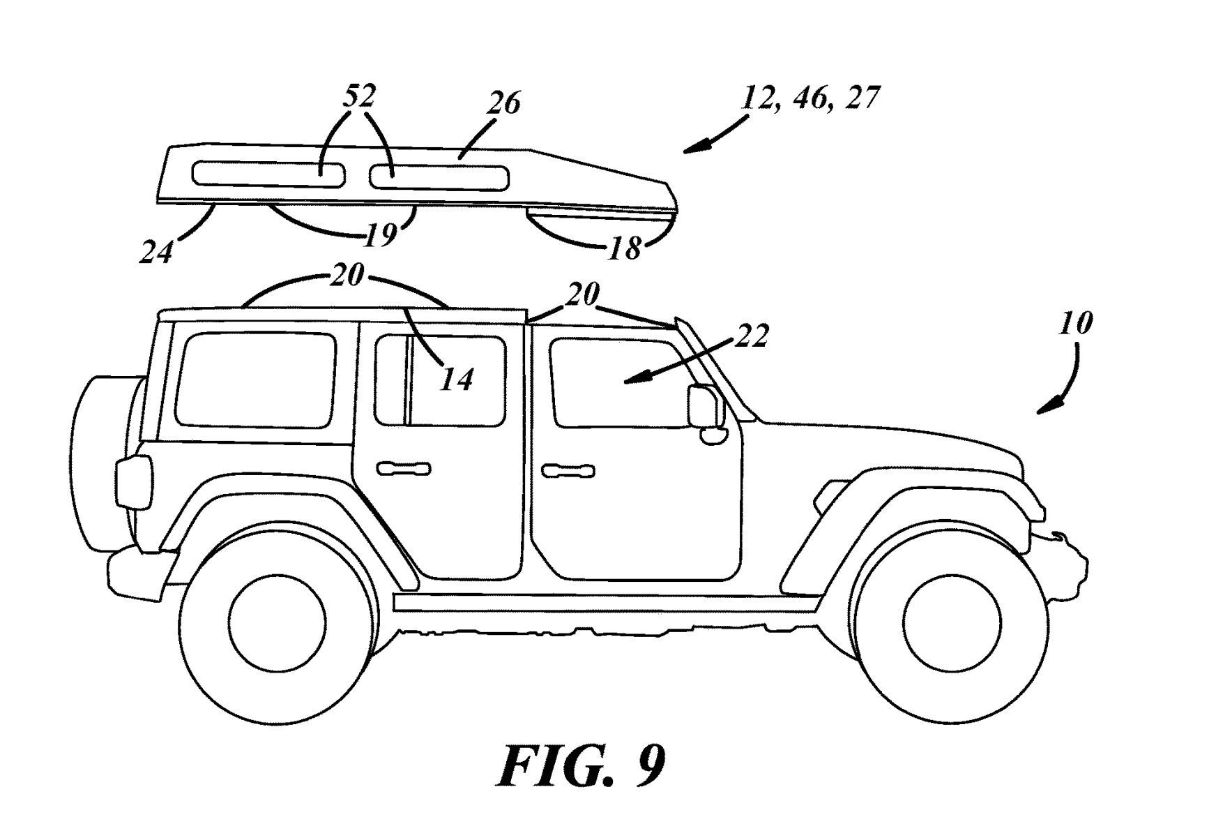 Jeep's Integrated Wrangler Roof Tent Patent Is Straight-Up Genius