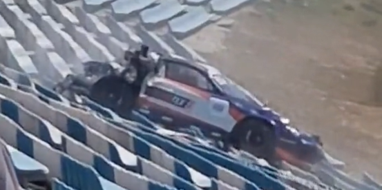 Porsche Race Car Flies Into Grandstands at Portimao