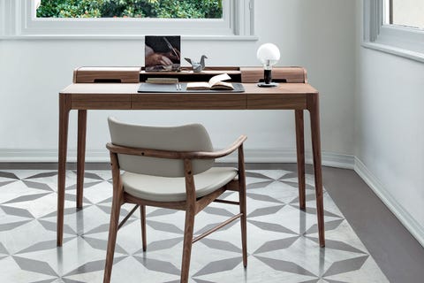 Let S Give The Right Space To Solitude Desks And Writing Image Porada The Saffo Walnut Writing Desk