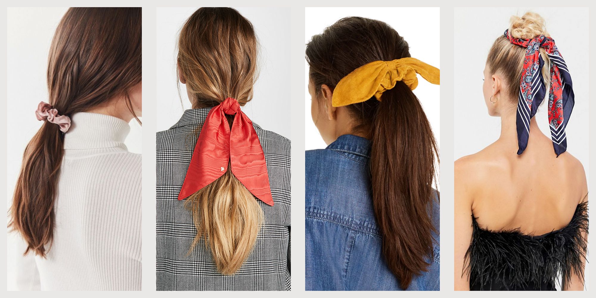 clip in hair scrunchies