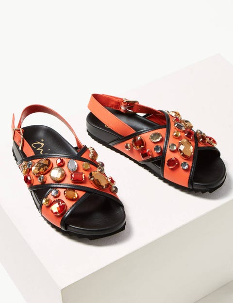 marks and spencer tan sandals