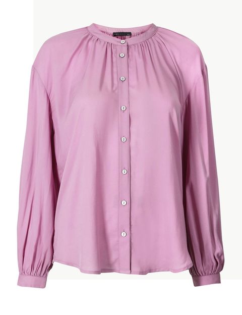Marks & Spencer's candy-coloured blouse is a spring wardrobe essential