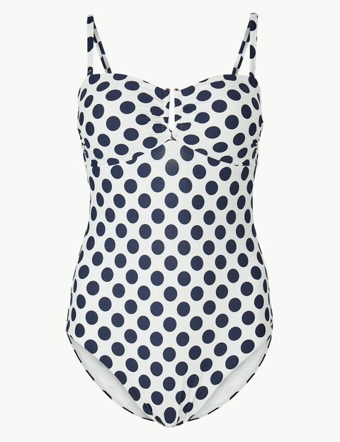Marks & Spencer is selling this super flattering polka-dot swimsuit