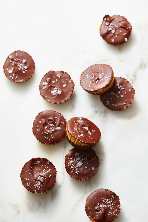 christmas candy sea salted nut butter cups