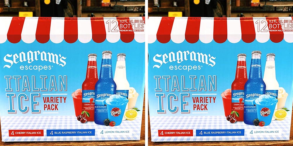 Seagram’s Escapes Has An Italian Ice Variety Pack That Will Whisk You Away To Summertime