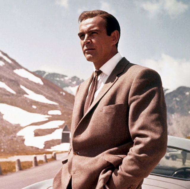 1964  actor sean connery poses as james bond next to his aston martin db5 in a scene from the united artists film goldfinger in 1964 photo by donaldson collectionmichael ochs archivesgetty images