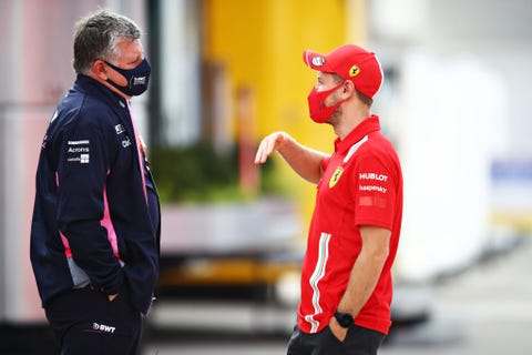 sebastian vettel y otmar szafnauer