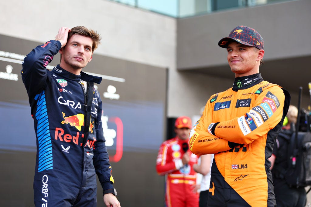 Max Verstappen and Lando Norris Are Squabbling in Their Pre-Race Interviews