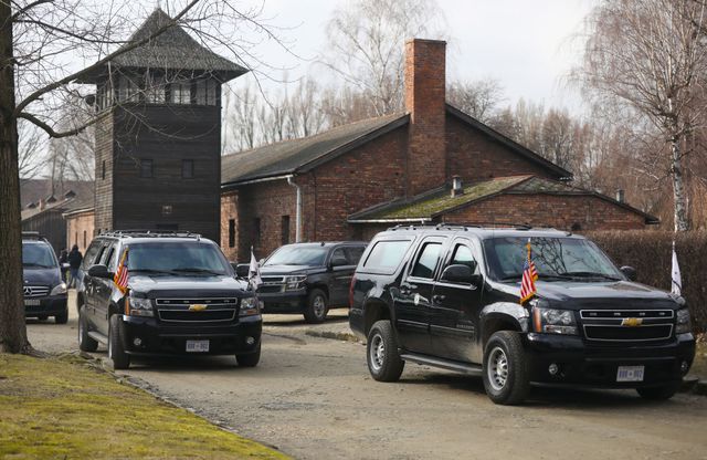 us vice president pence visits auschwitz