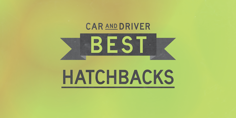 car and driver best hatchbacks lead