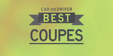 car and driver best coupes lead