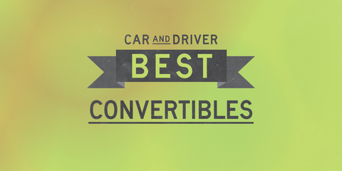 car and driver best convertibles lead
