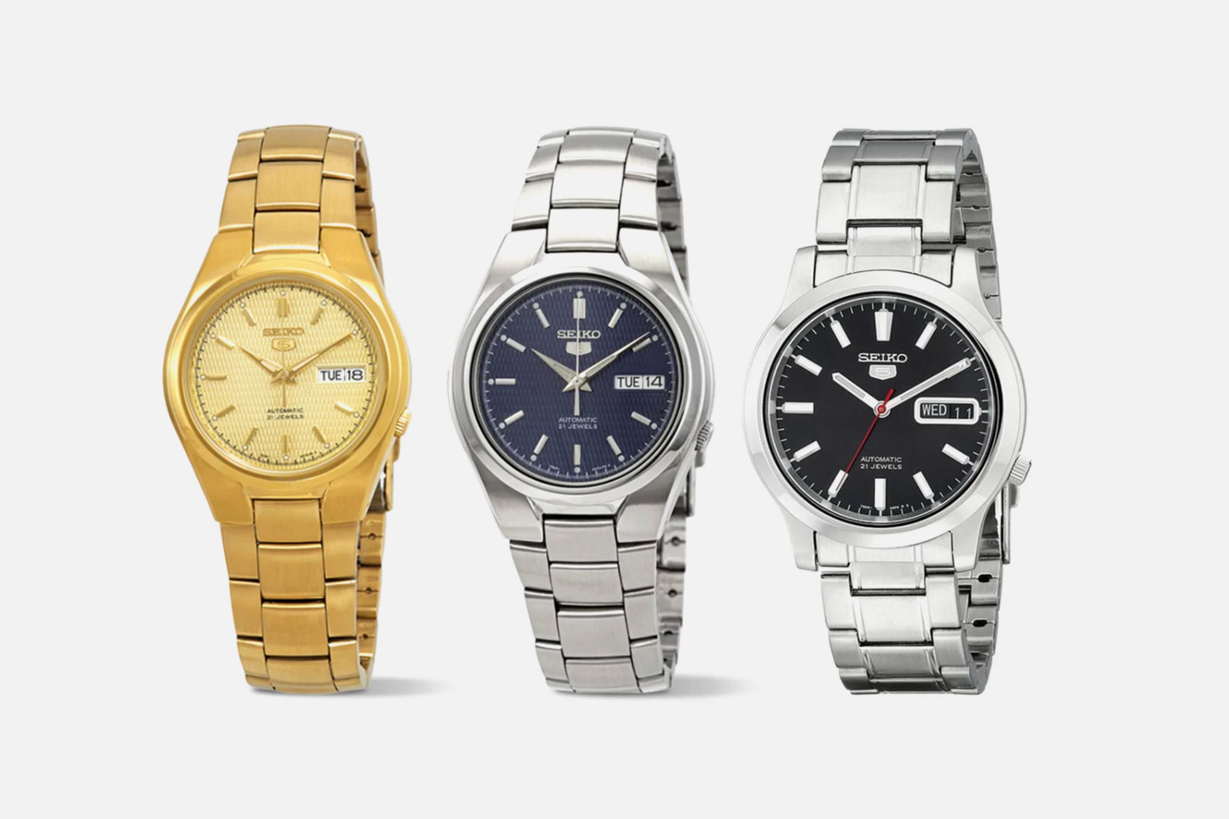 Seiko 5 Automatic Watches Are 50% Off