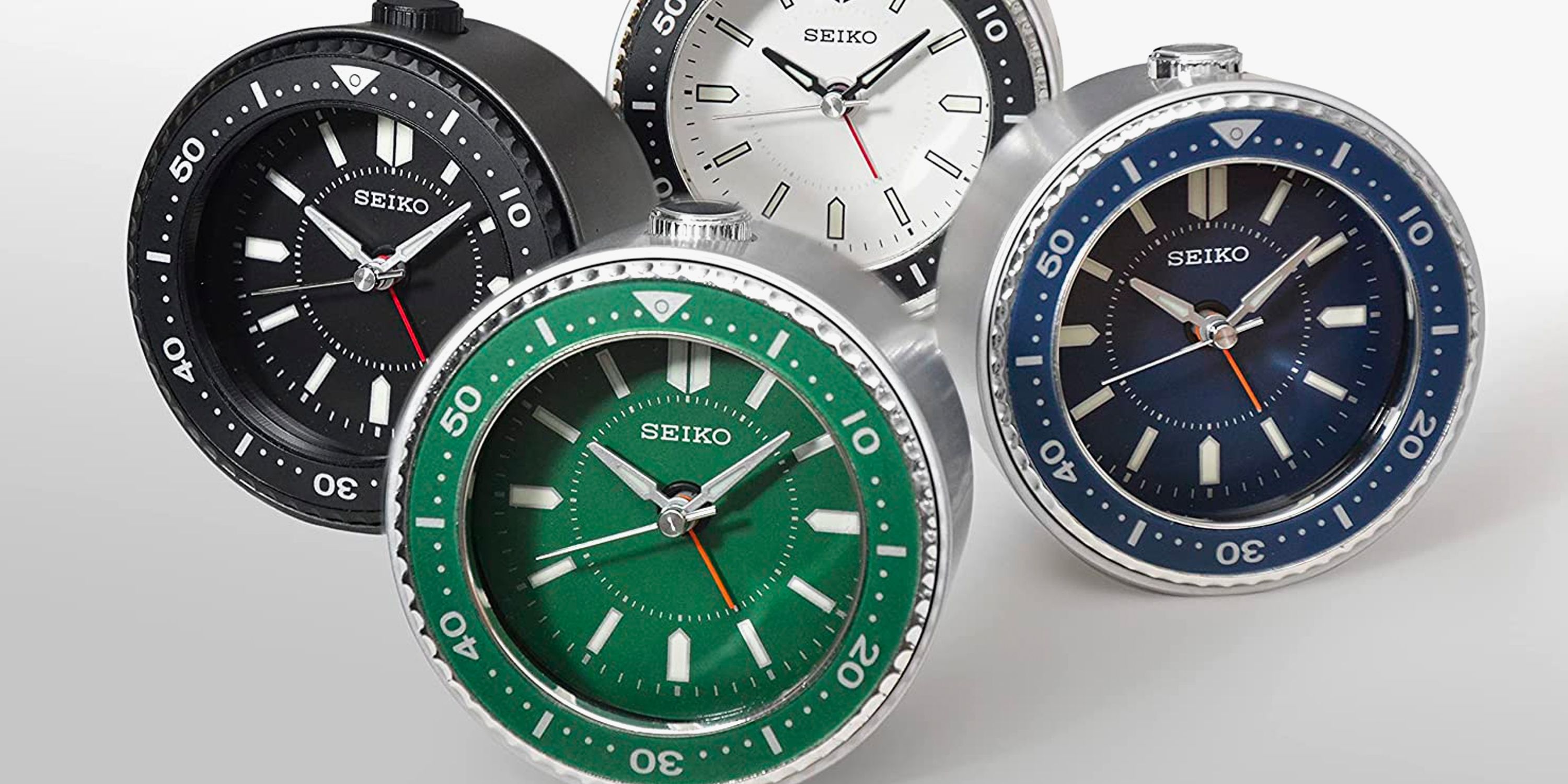 Dive Watch Fans Will Flip for These Seiko Alarm Clocks