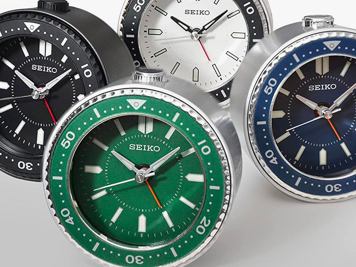 Dive Watch Fans Will Flip for These Seiko Alarm Clocks