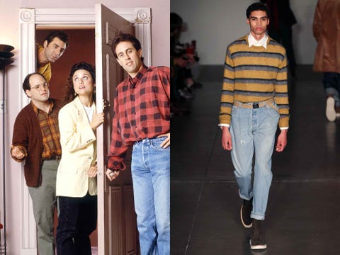 Seinfeld th Anniversary 90s Fashion Looks Best Seinfeld Outfits