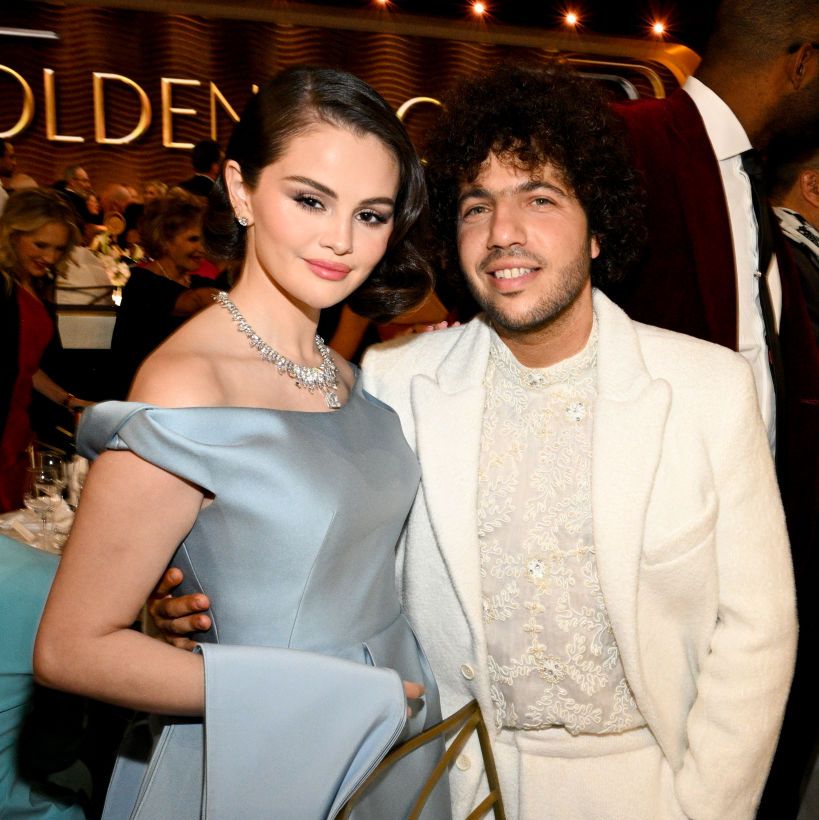 Obsessed With These Photos of Selena and Benny at the Golden Globes