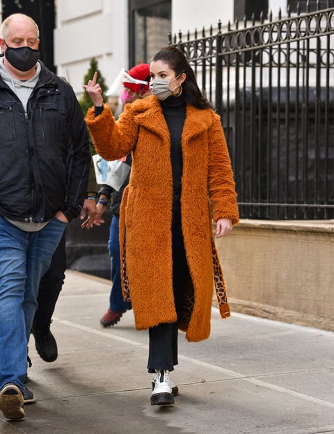 celebrity sightings in new york city   february 24, 2021