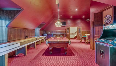 Selena Gomez Fort Worth, Texas Mansion Game Room