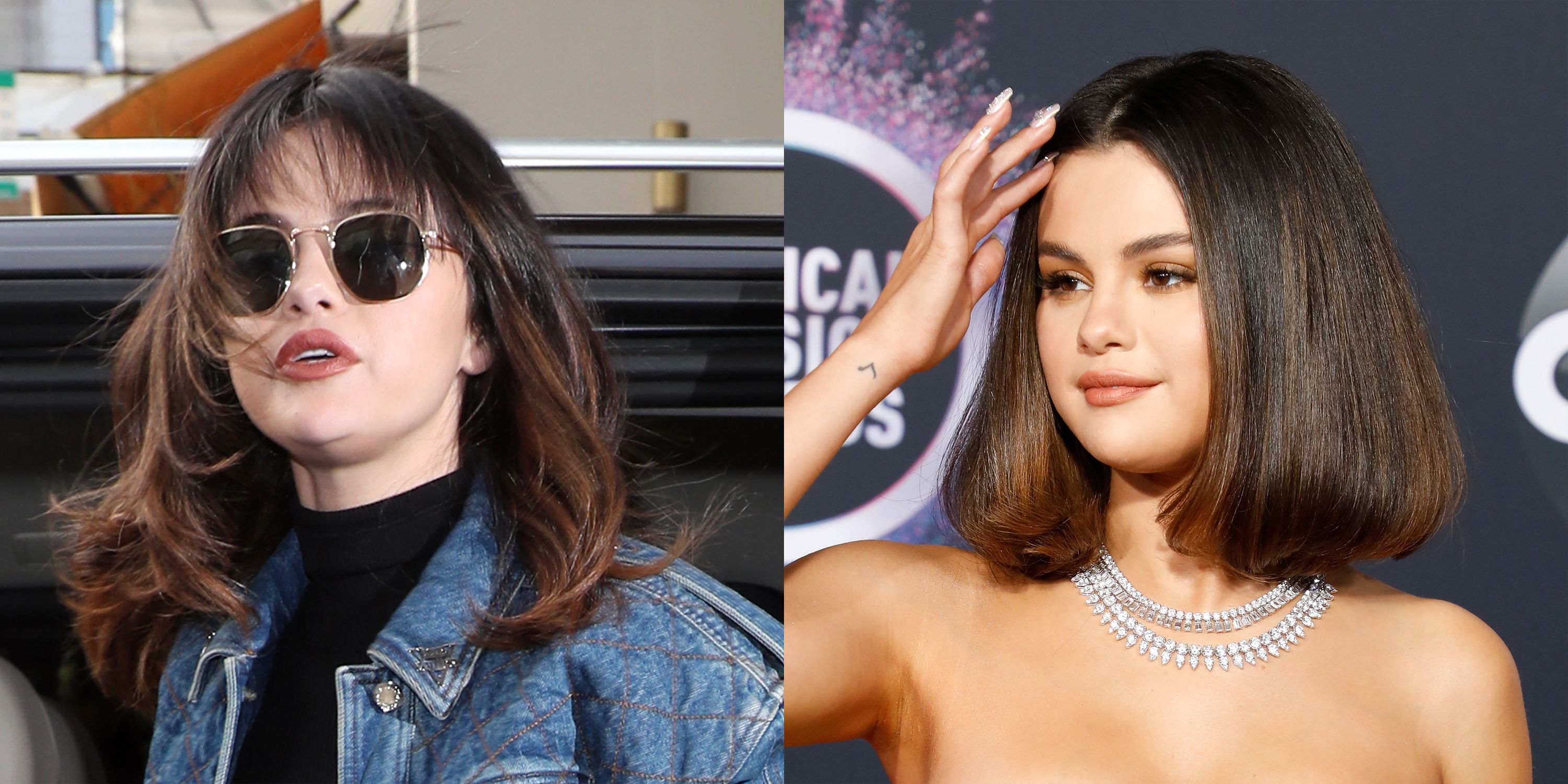 Selena Gomez Shows Off New Full Fringe Haircut