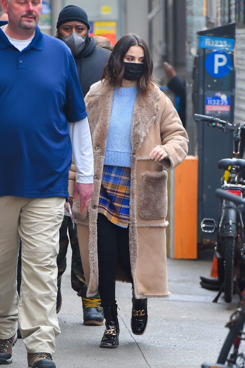 selena gomez in new york city on february 23, 2022