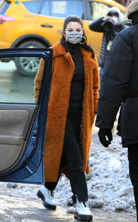 celebrity sightings in new york   february 20, 2021