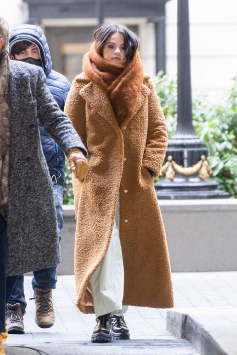 selena gomez in new york city on january 24, 2022