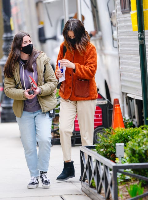 selena gomez in new york city on march 22, 2022