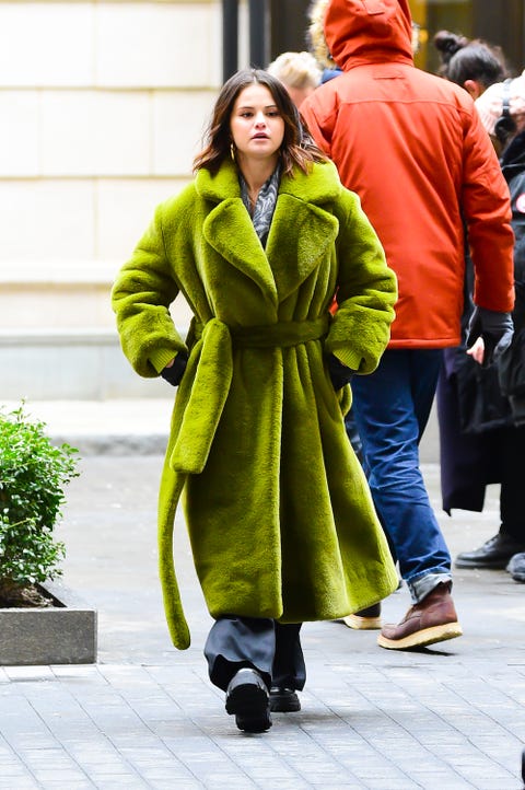 selena gomez in new york city on january 24, 2022