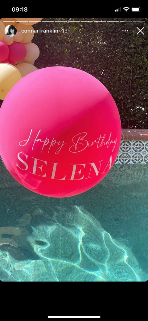 selena gomez's 29th birthday party