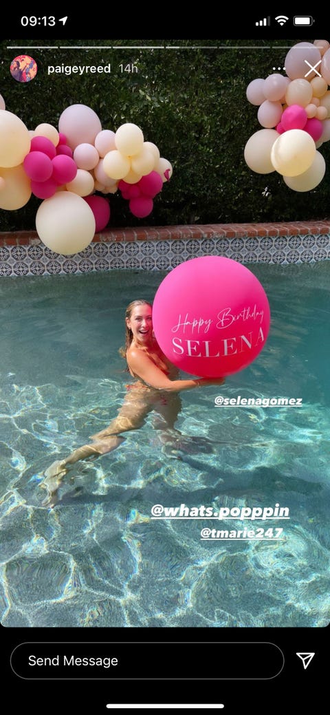 selena gomez's 29th birthday party