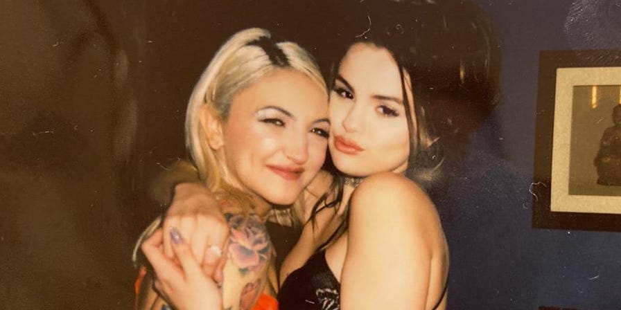 Selena Gomez debuts new matching tattoo with her best friend Julia Michaels - cosmopolitan.com